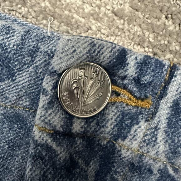 Rag & Bone Jeans Womens 31 Blue Denim Miramar Nora Cargo Carpenter - Picture 7 of 14